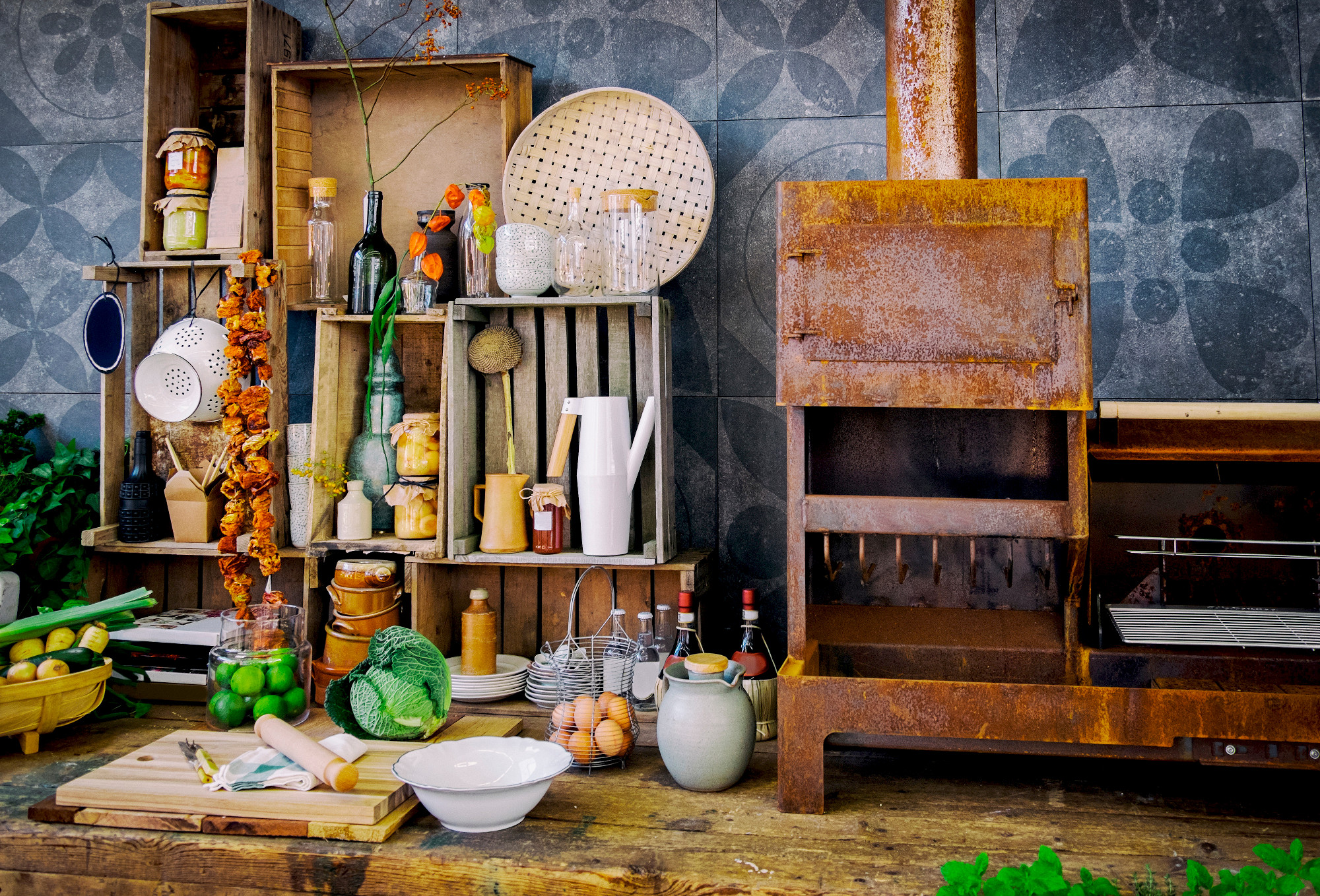 still life from kitchen objects