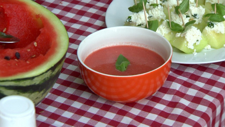 Ötperces nyári leves: görögdinnye gazpacho