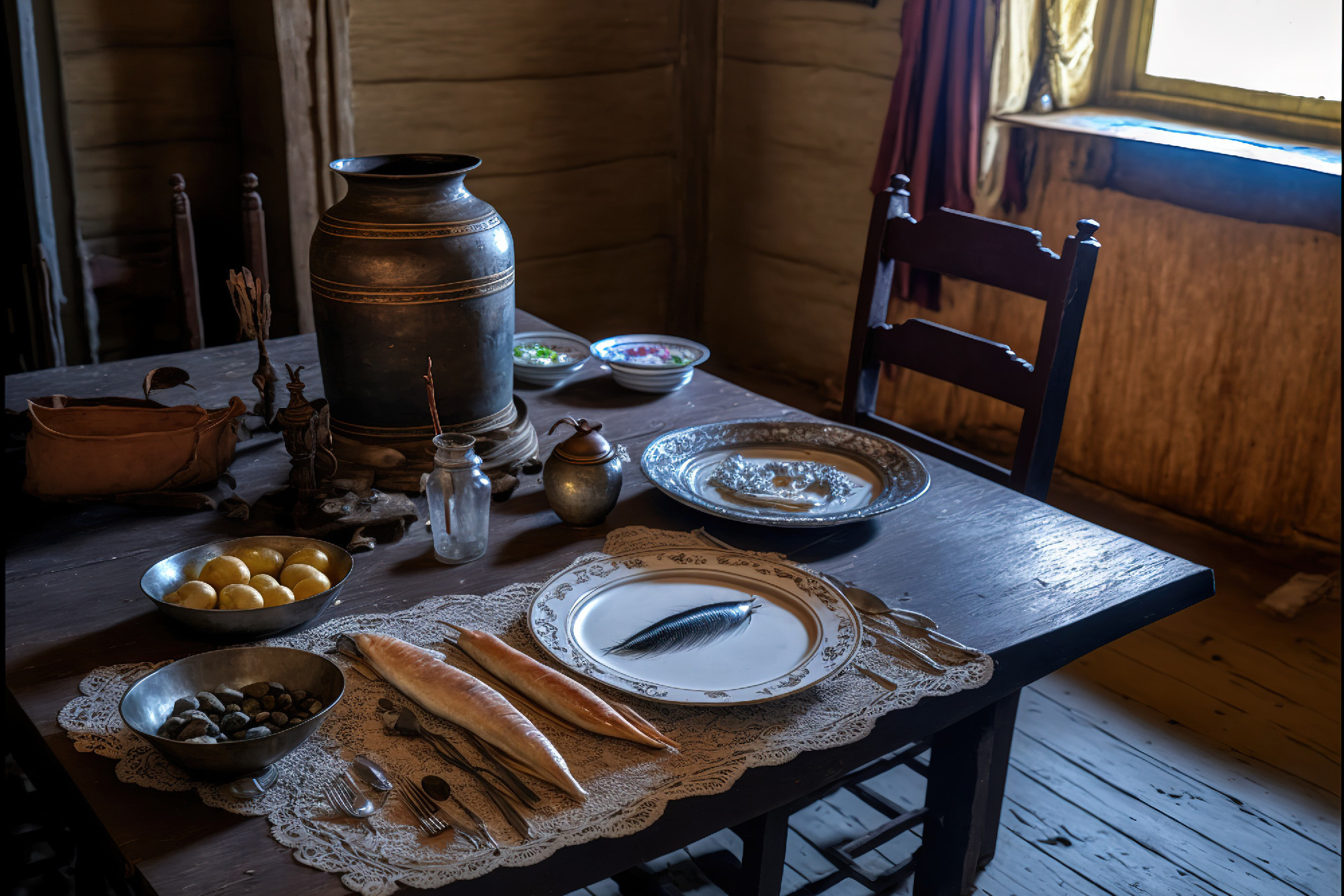 Húst hússal és néhány fánk