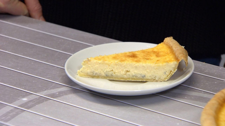 Kéksajtos quiche