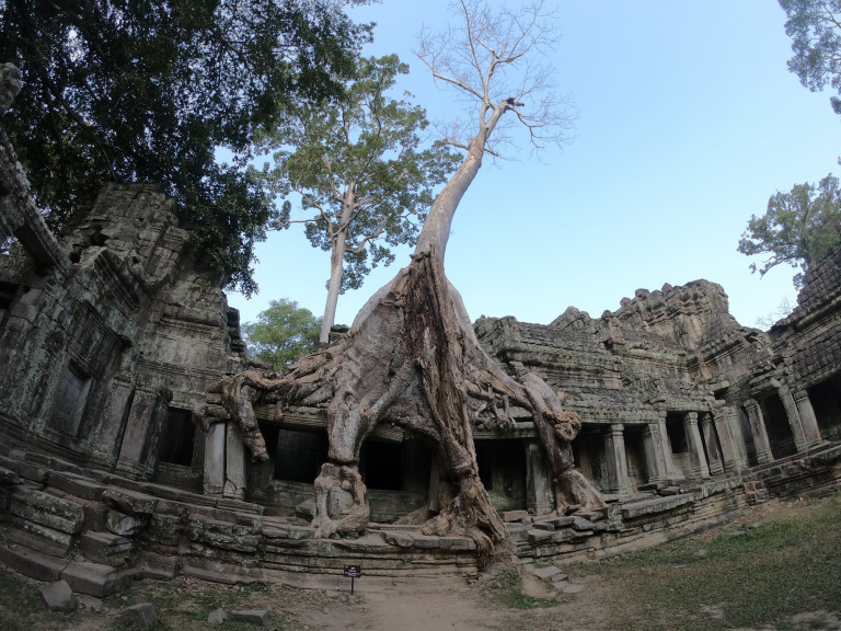 A világ legnagyobb templomában fa nő, az emberek szívében szeretet – Hátizsákkal Kambodzsában