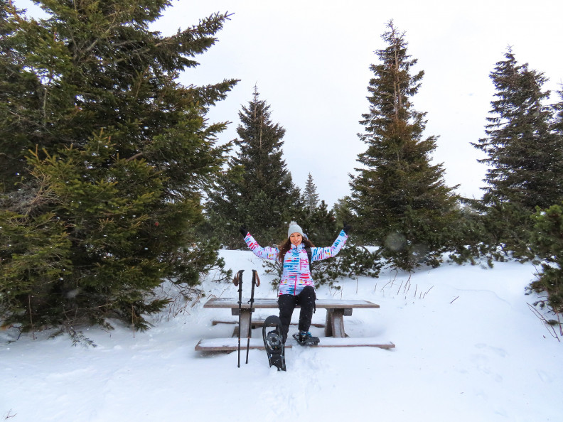 Téli csodaország síelés nélkül: ilyen volt az osztrák Alpok hótalpakon