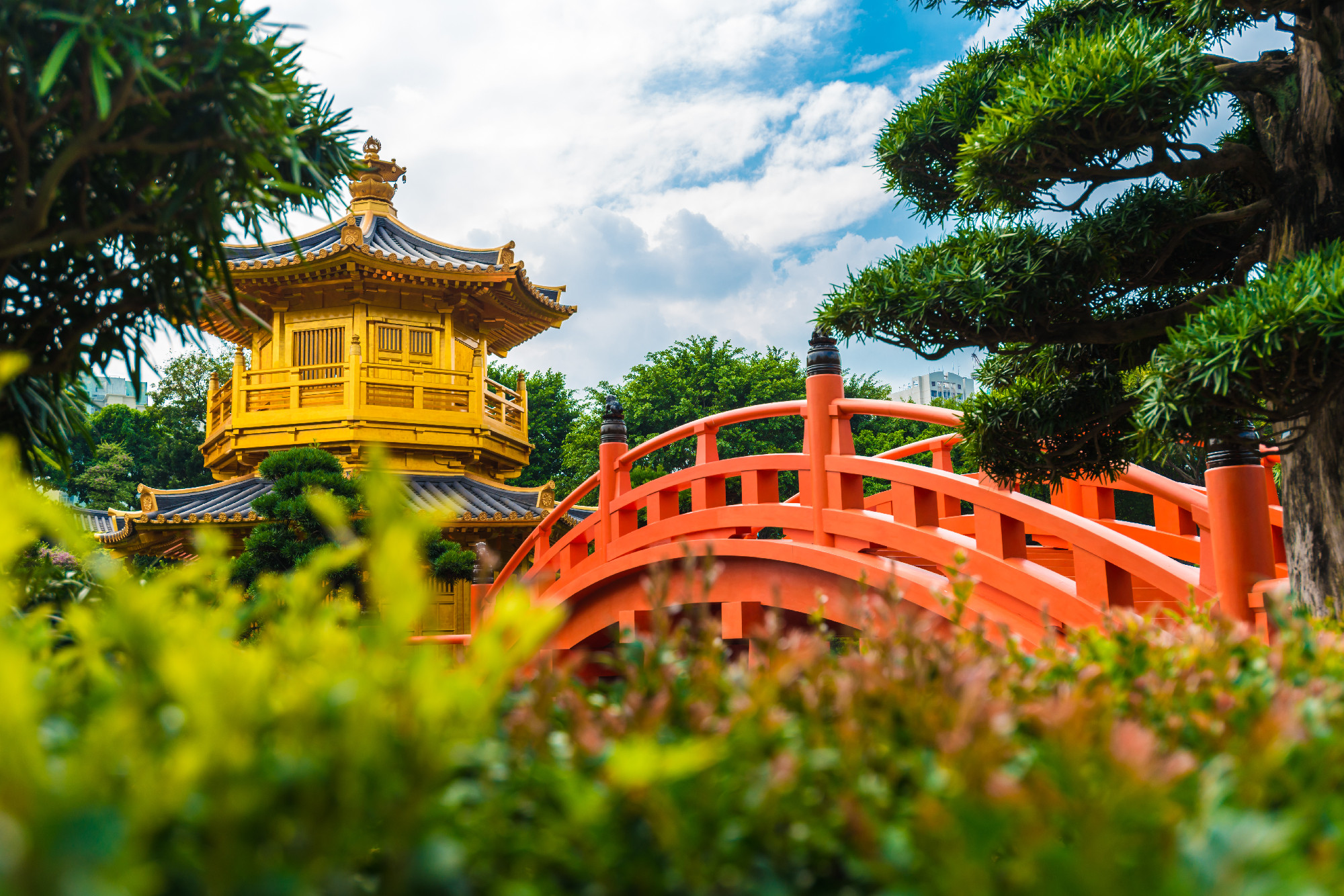 Nan Lian Garden with Pavilion of Absolute Perfection public park