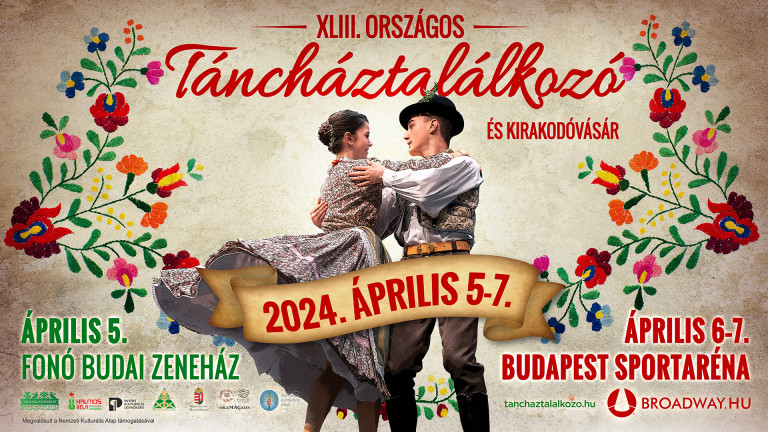 Háromnapos ünnepét üli a magyar néptánc a 43. Országos Táncháztalálkozón és Kirakodóvásáron