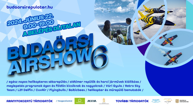 Készen állsz a felszállásra? Budaörsi Airshow június 22-én! (x)