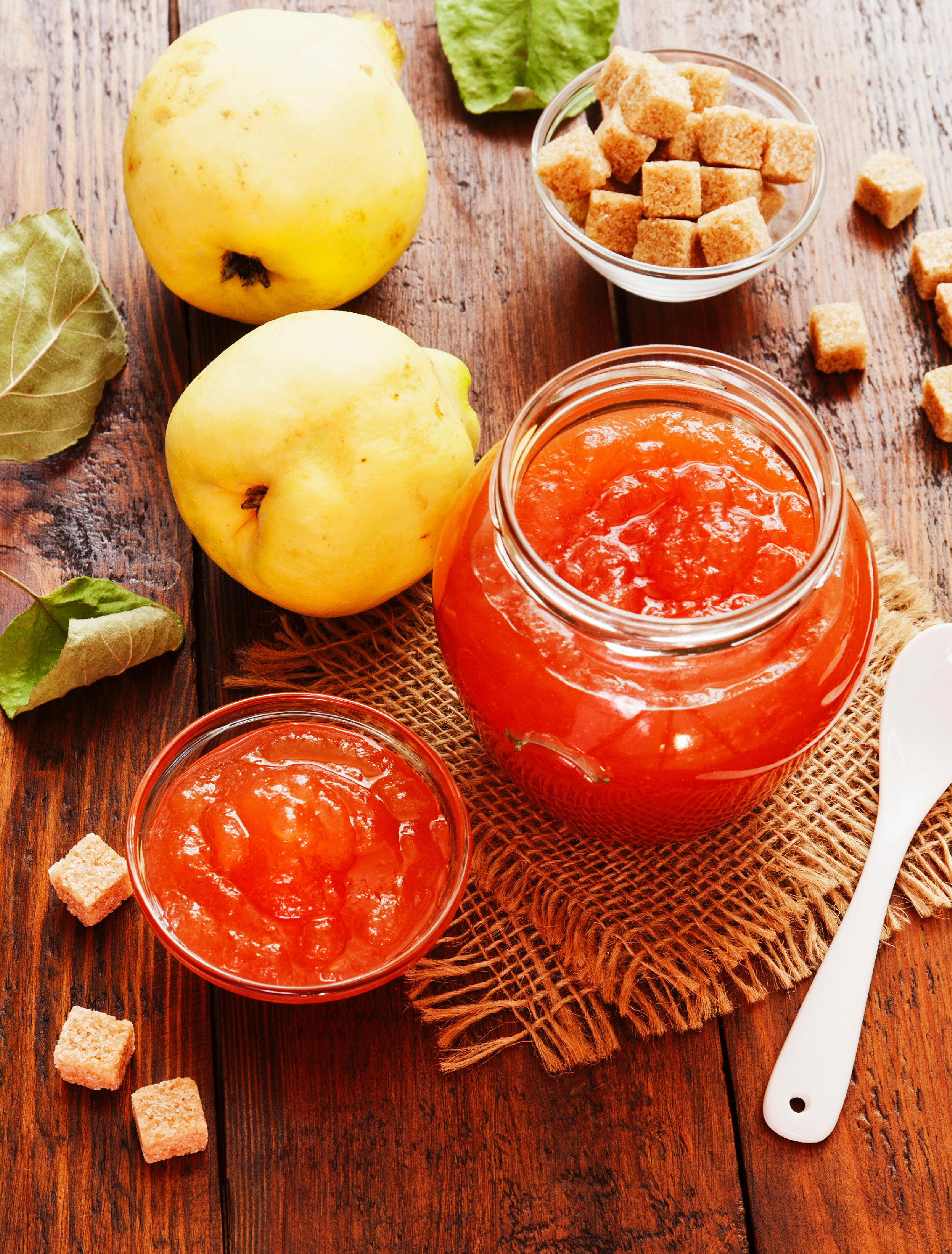 Fresh quince jam