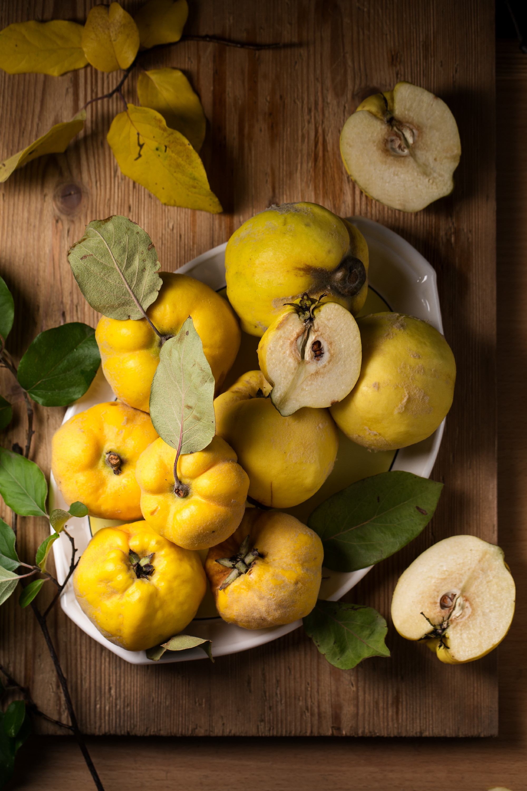 Ripe large quince