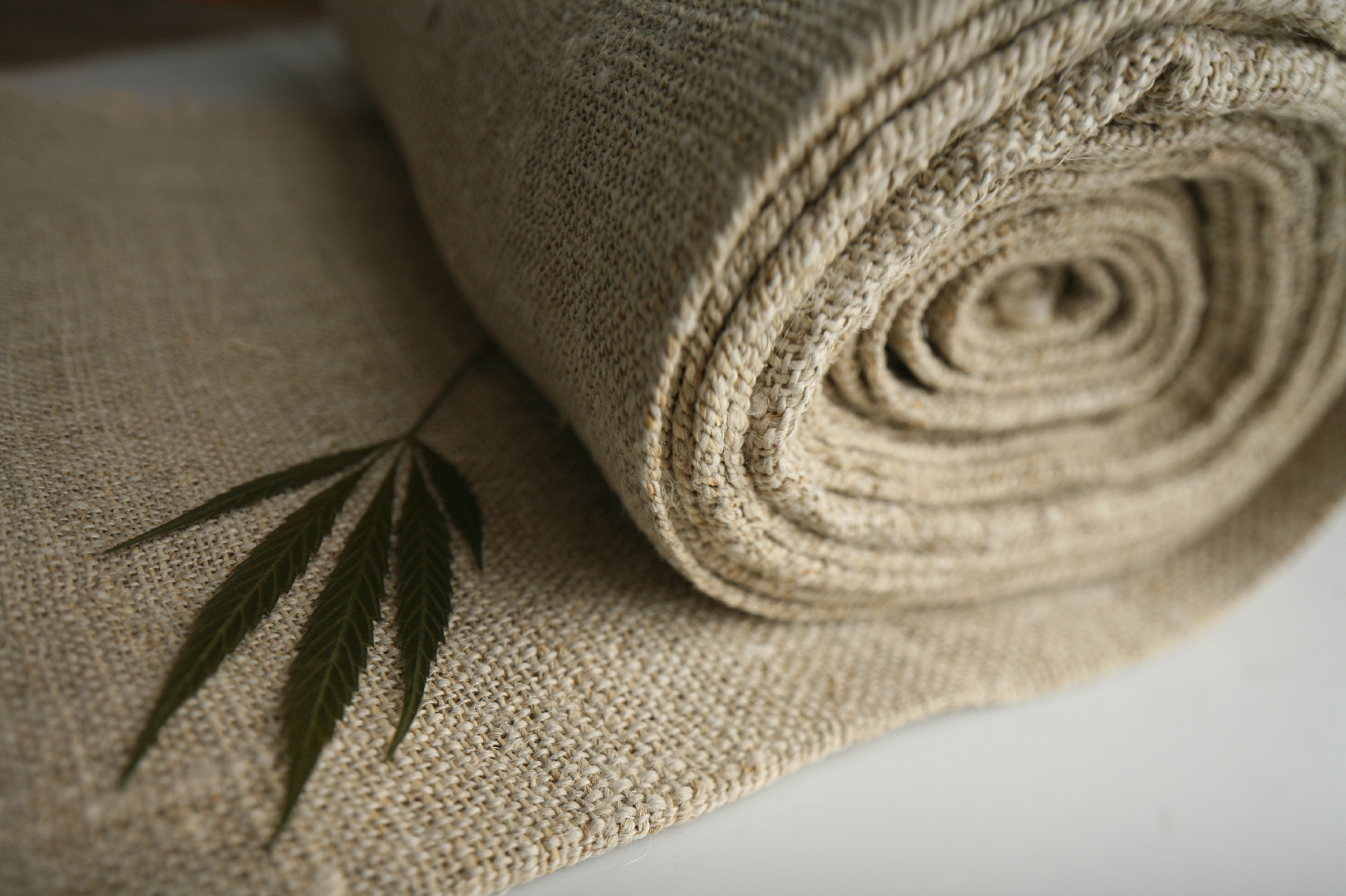 Fabric made from hemp