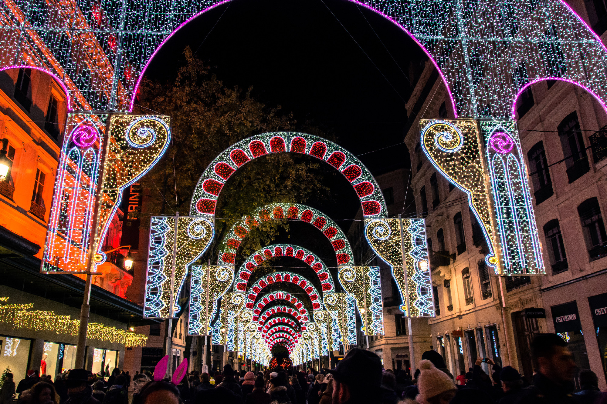 Festival of lights in Lyon