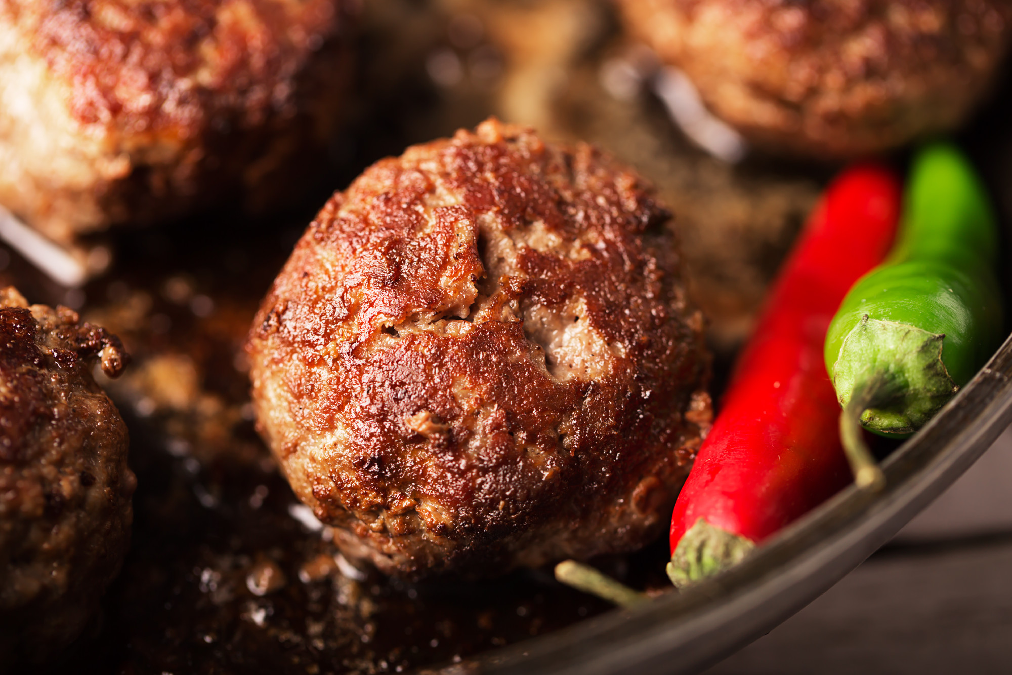 Fried meatballs