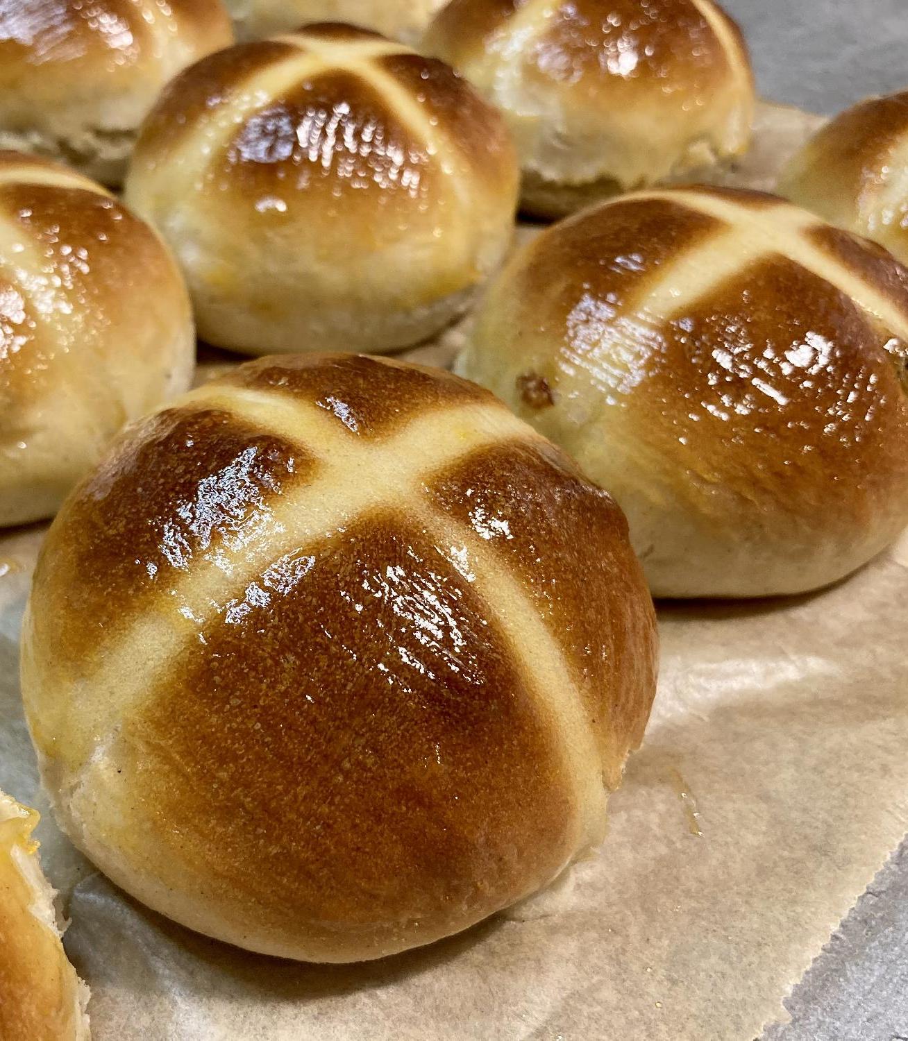 A tradicionális angol nagypénteki zsemle