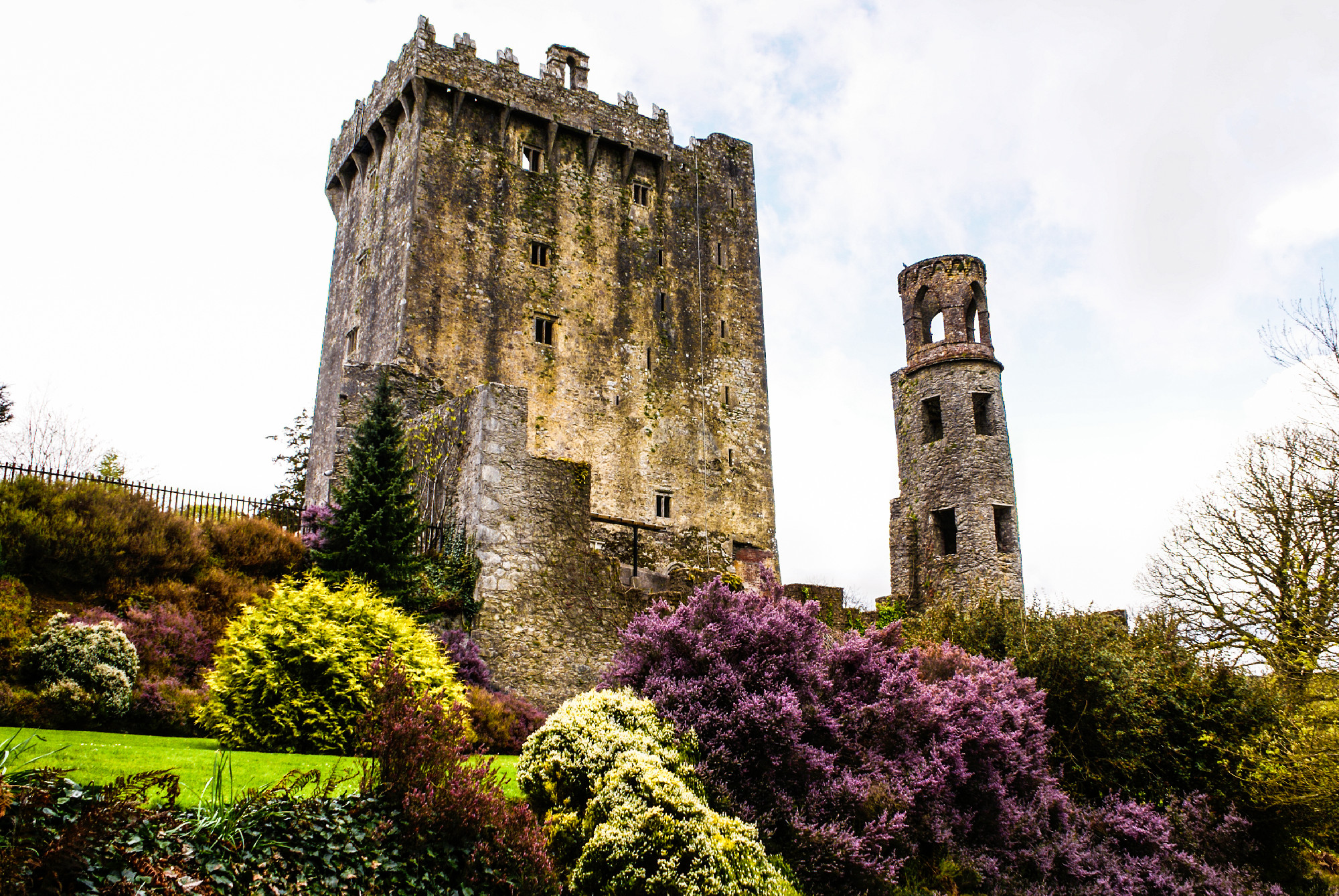 Irish castle of Blarney , famous for the stone of eloquence. Ire
