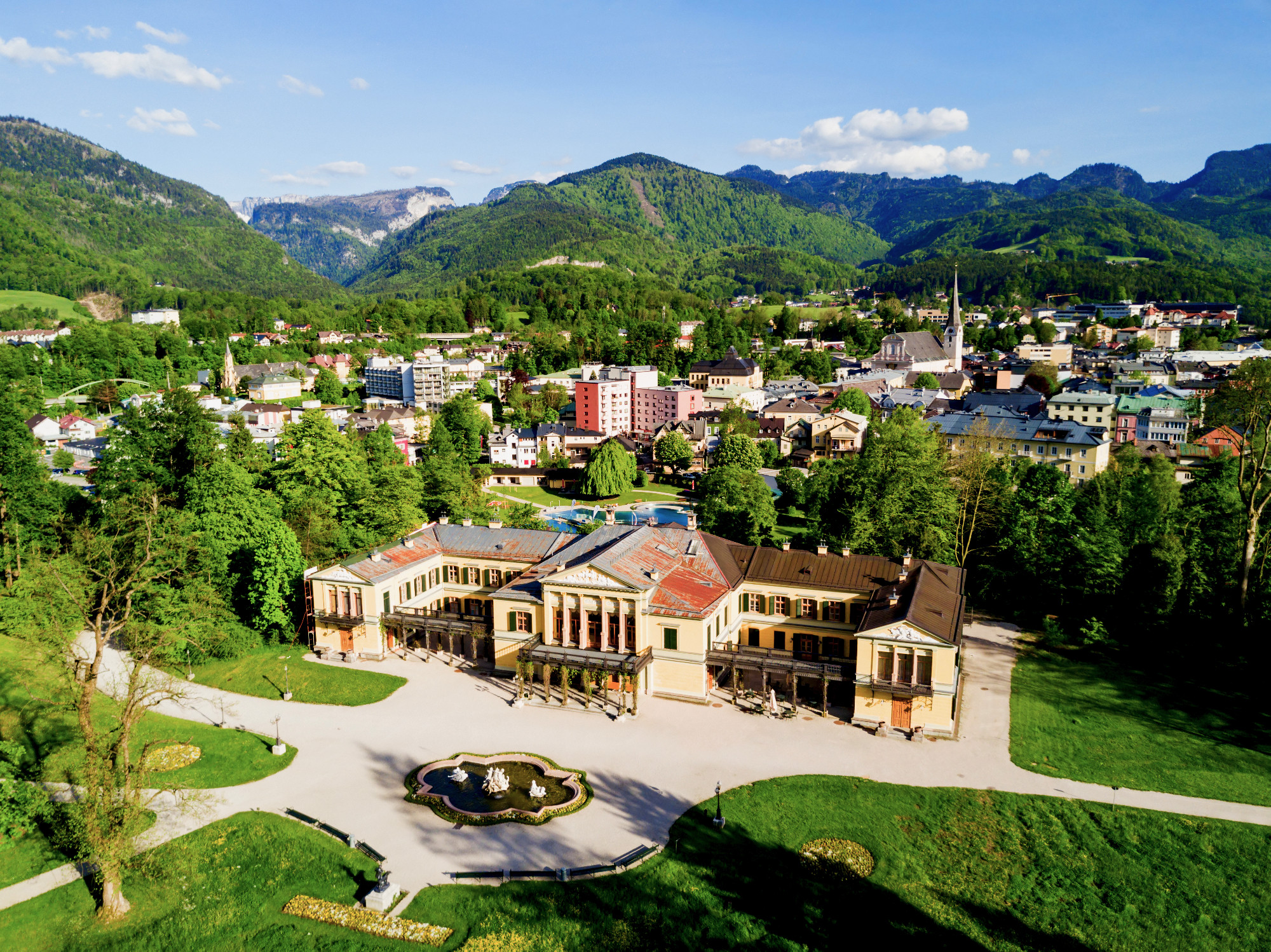 Bad Ischl aerial view