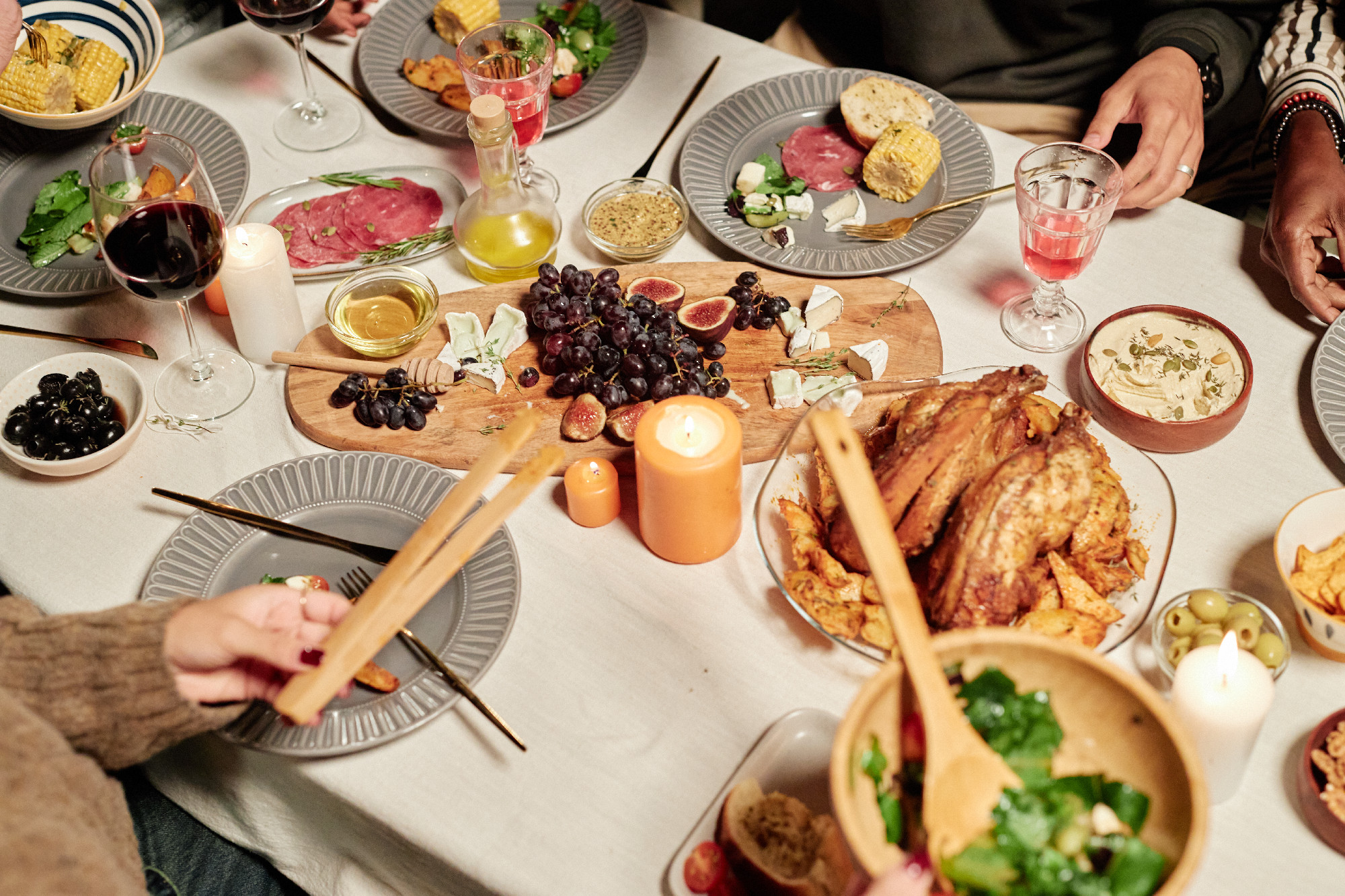 Dinner Table at Outdoor Party