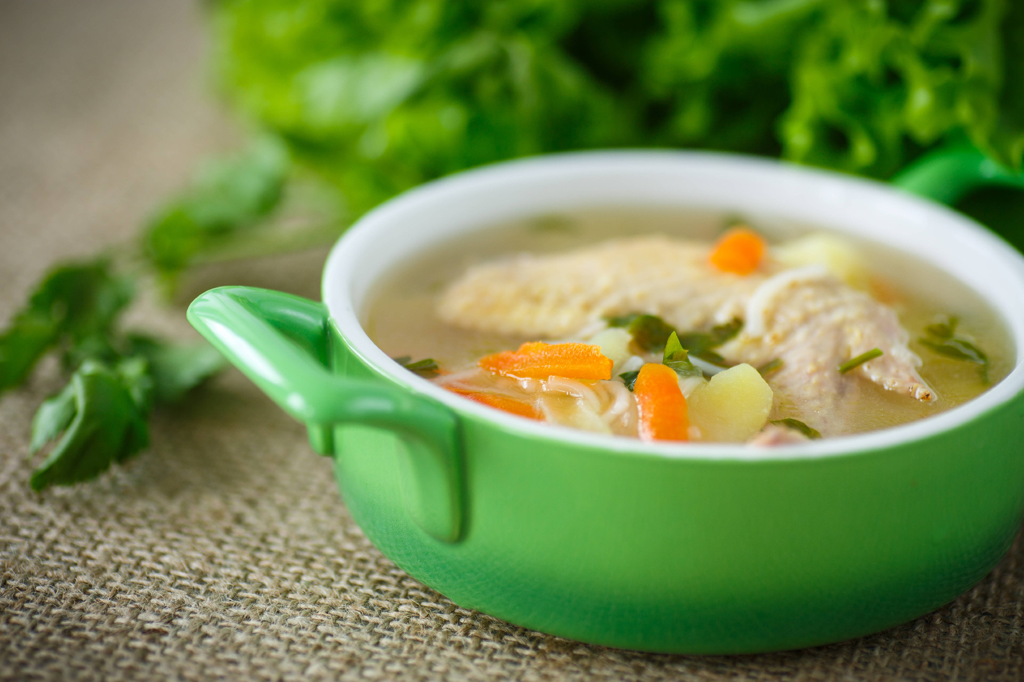 chicken soup with noodles