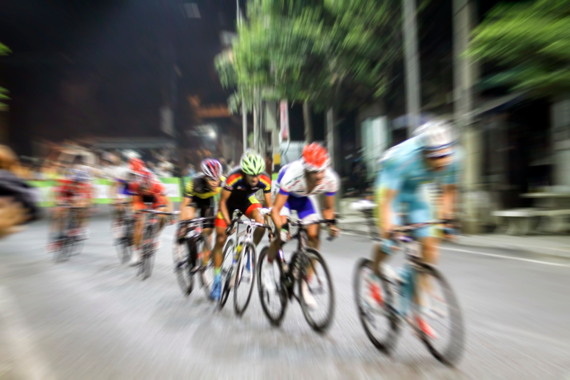 blurry Asian Cycling Championship during the race for background