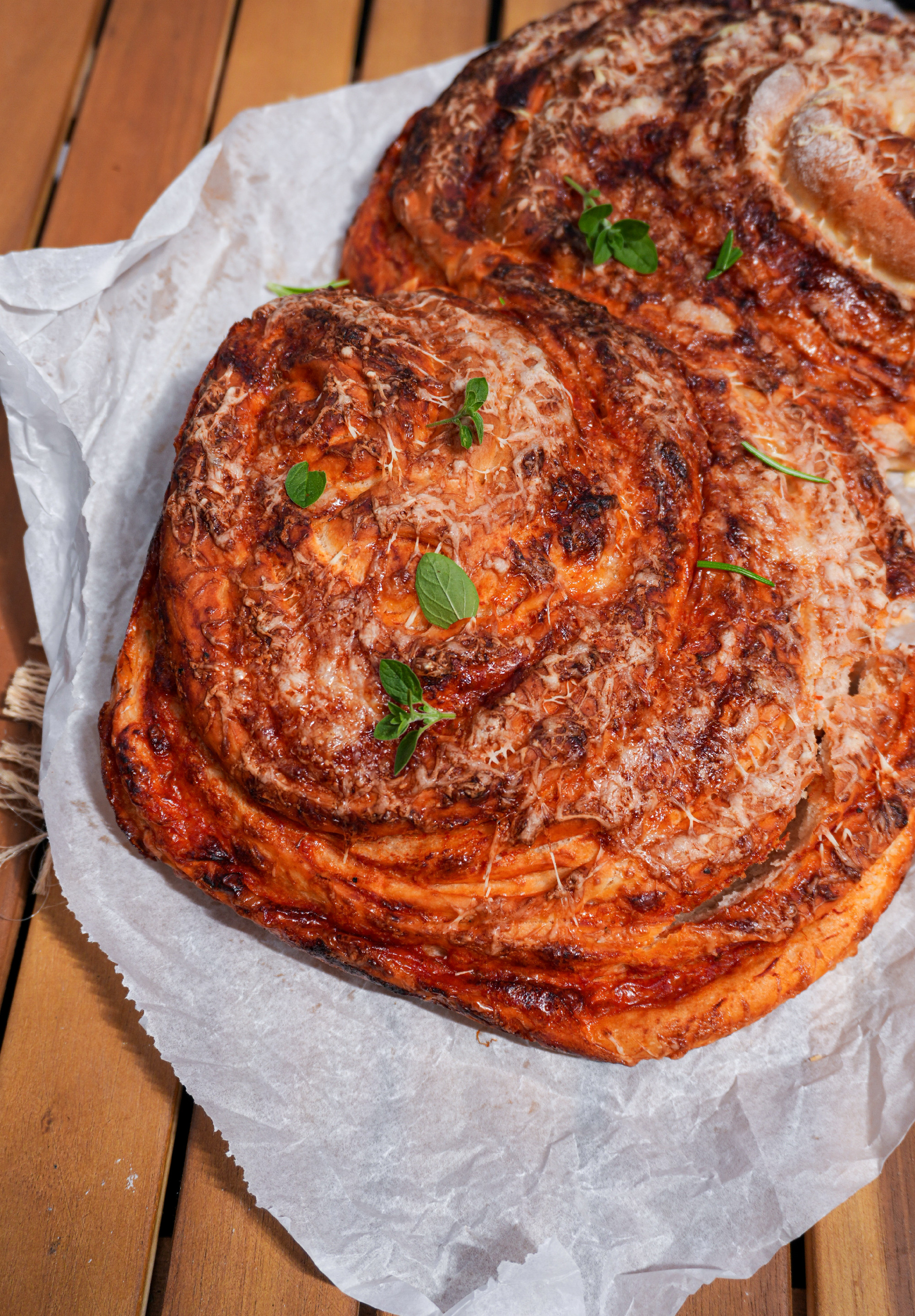 Óriás pizzás csiga