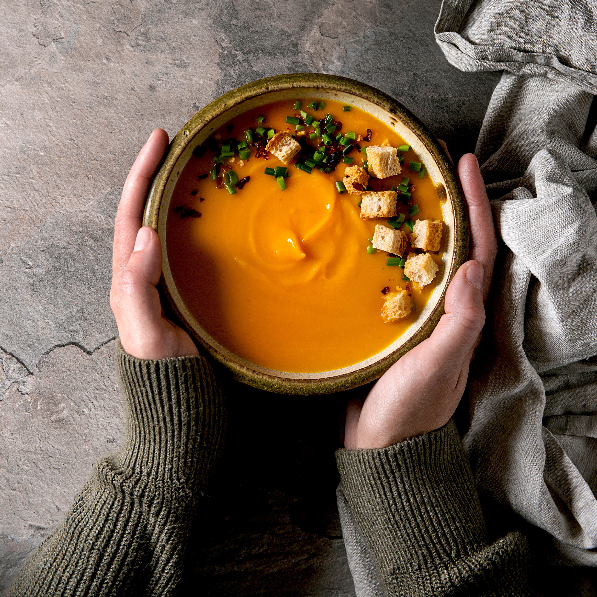 Pumpkin carrot soup