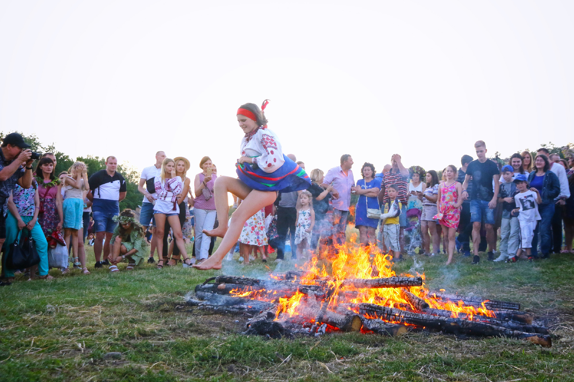 Traditional Slavic celebration of Ivana Kupala holiday
