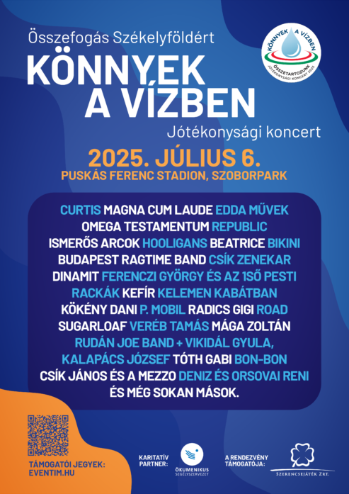 „Könnyek a vízben” – Egy koncert, ami életeket változtathat meg
