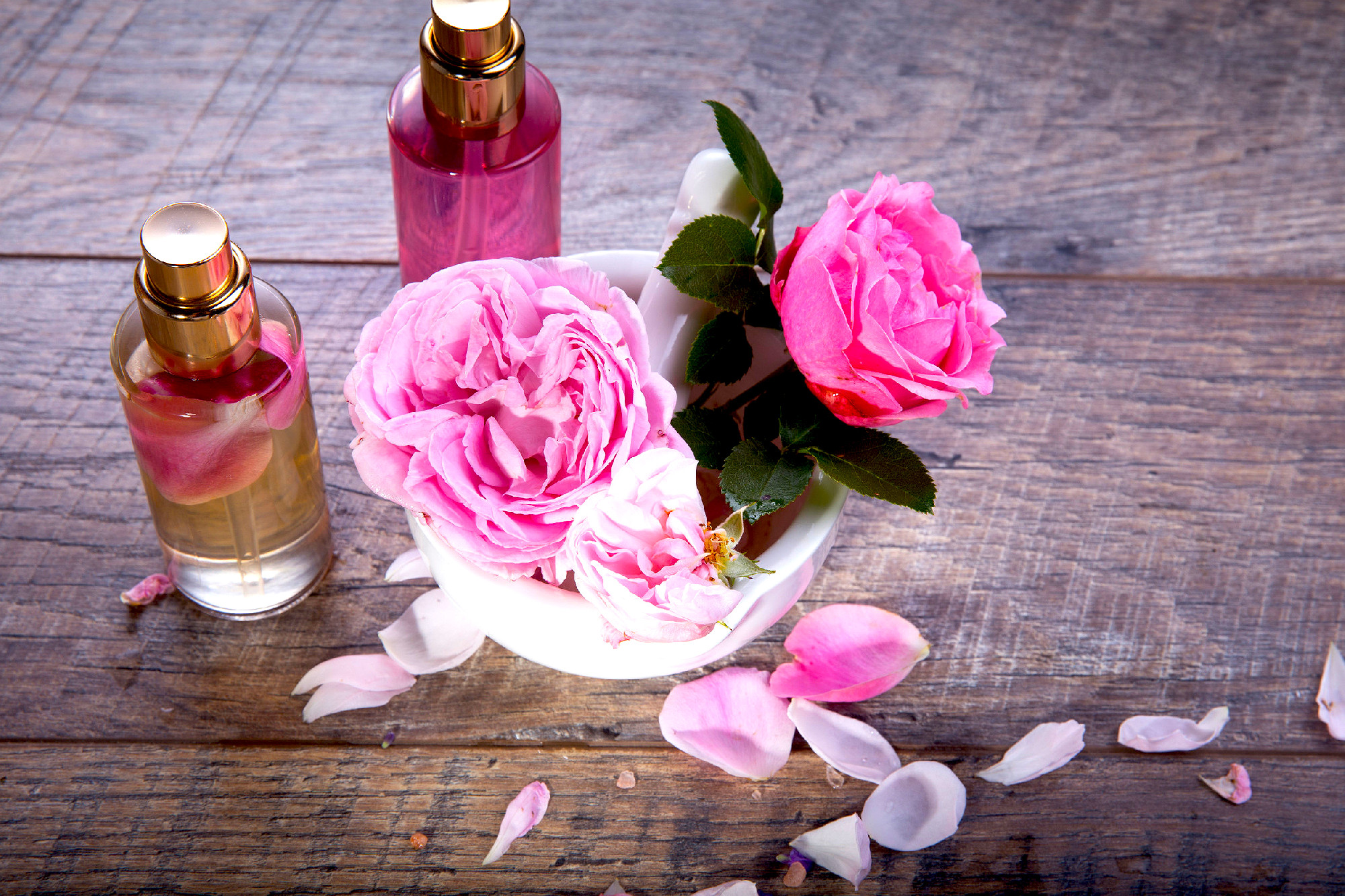 rose lavender spaPink English rose, lavender, organic salt and o