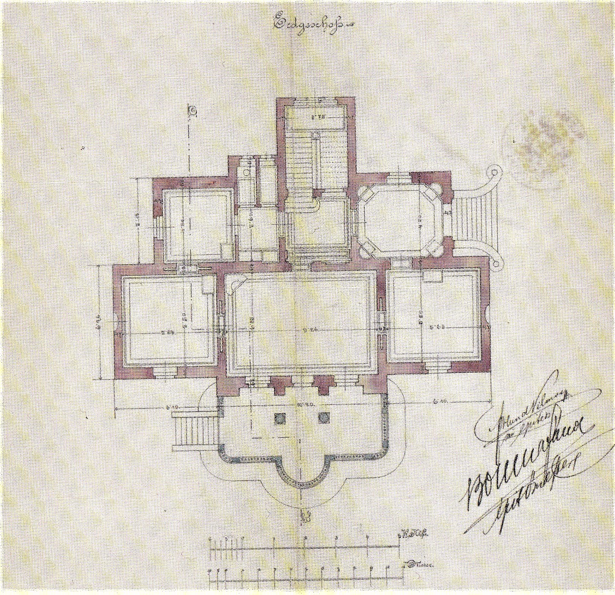 villa alaprajza