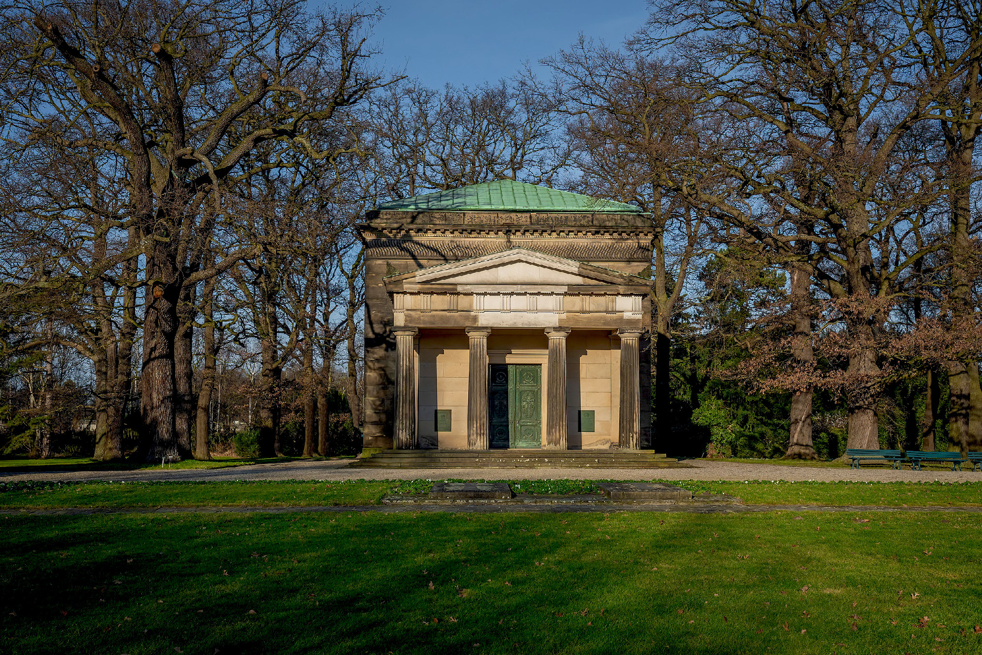Welf Family Mausoleum at Berggarten botanical garden - Hanover,