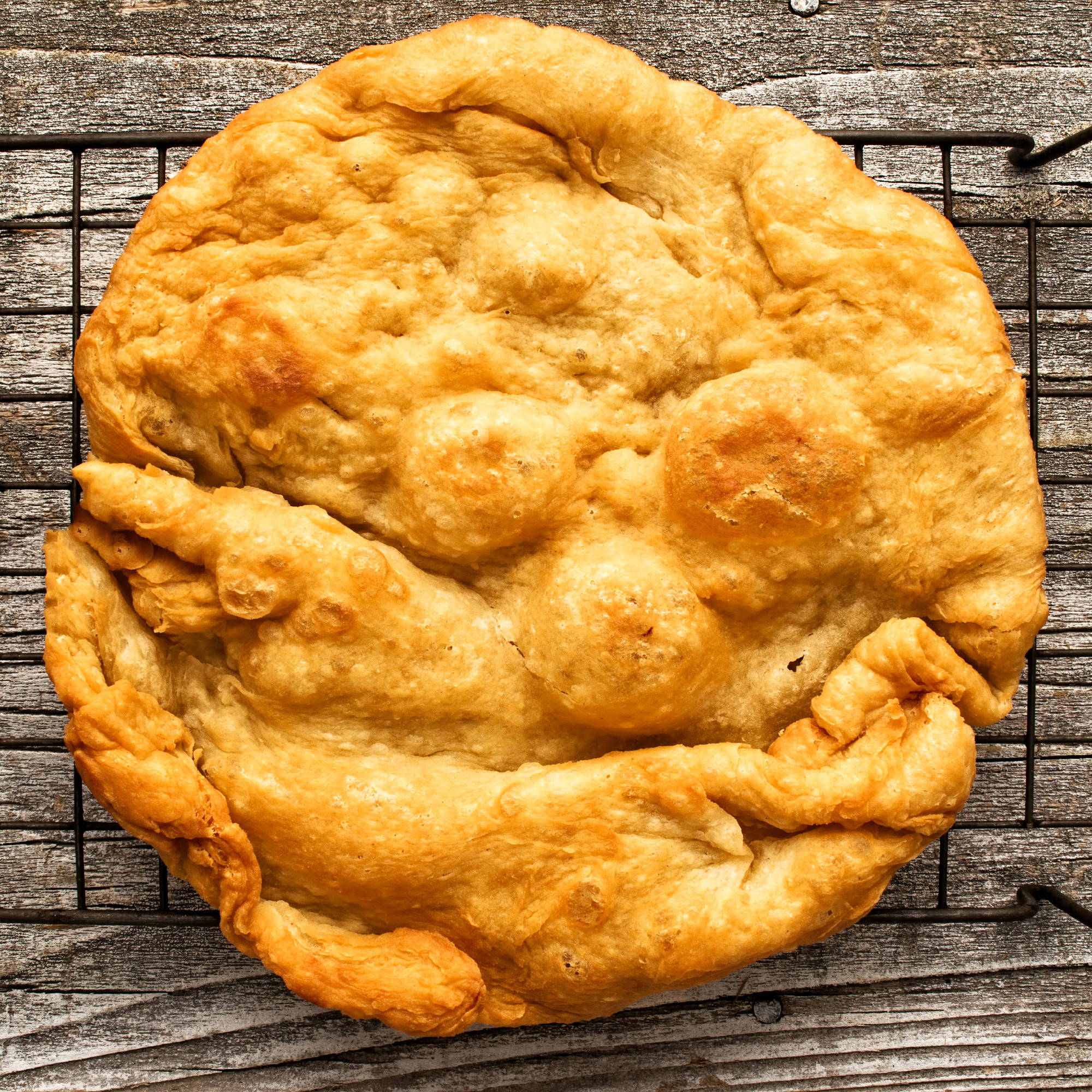 rustic italian deep fried pizza fritta dough