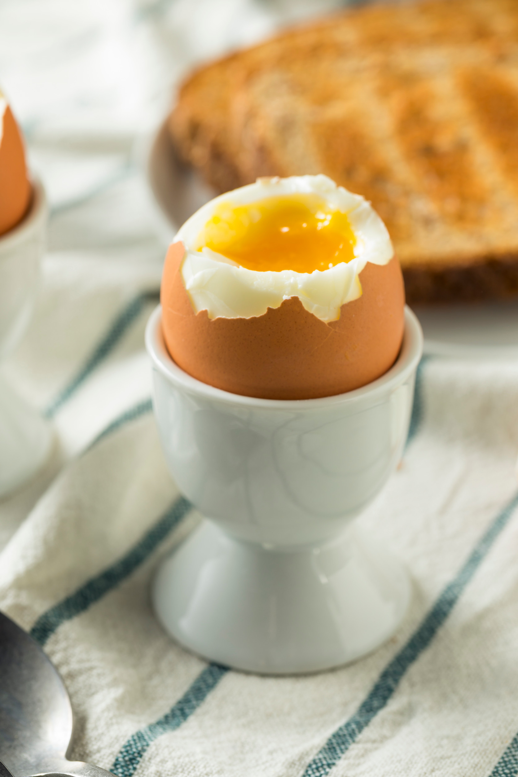 Homemade Soft Boiled Egg in a Cup
