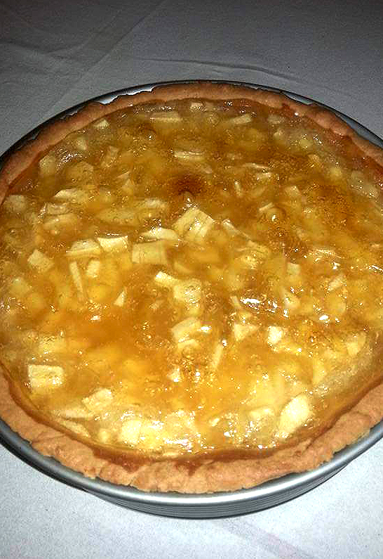 Vaníliás almatorta 