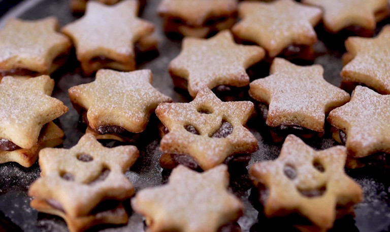 Csokoládés csillag