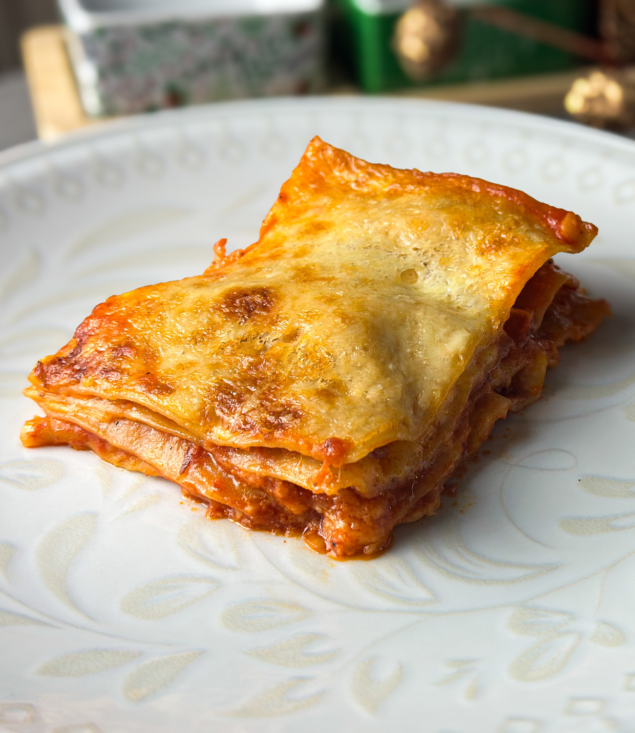 Pikáns kolbászos lasagne