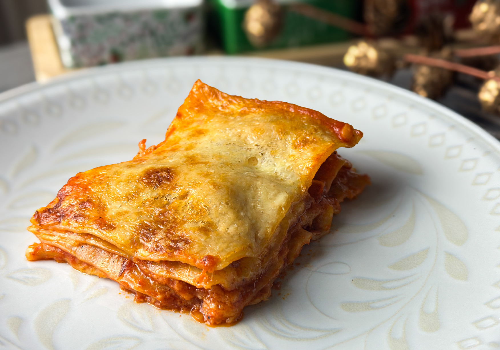Pikáns kolbászos lasagne