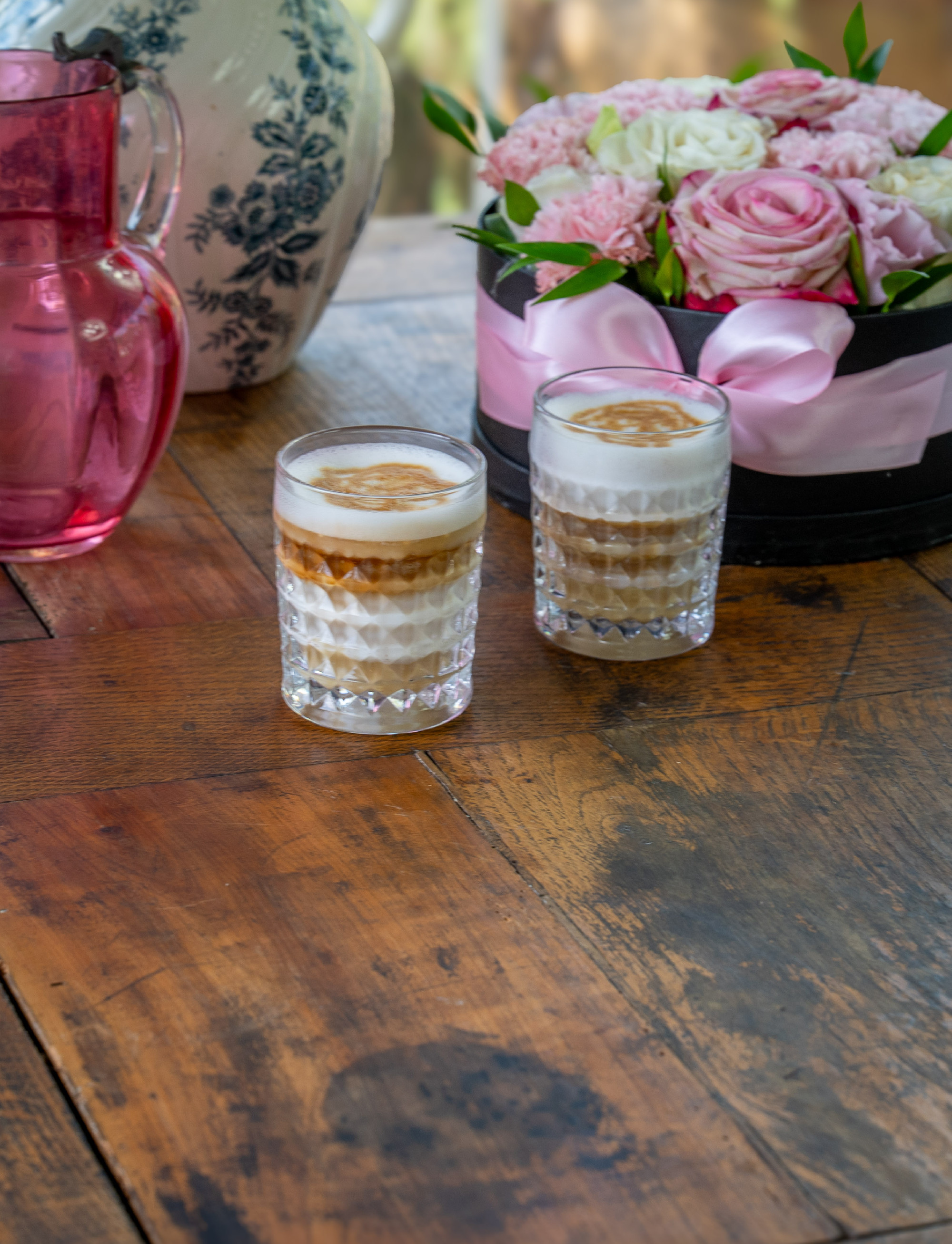 Jeges tahini latte