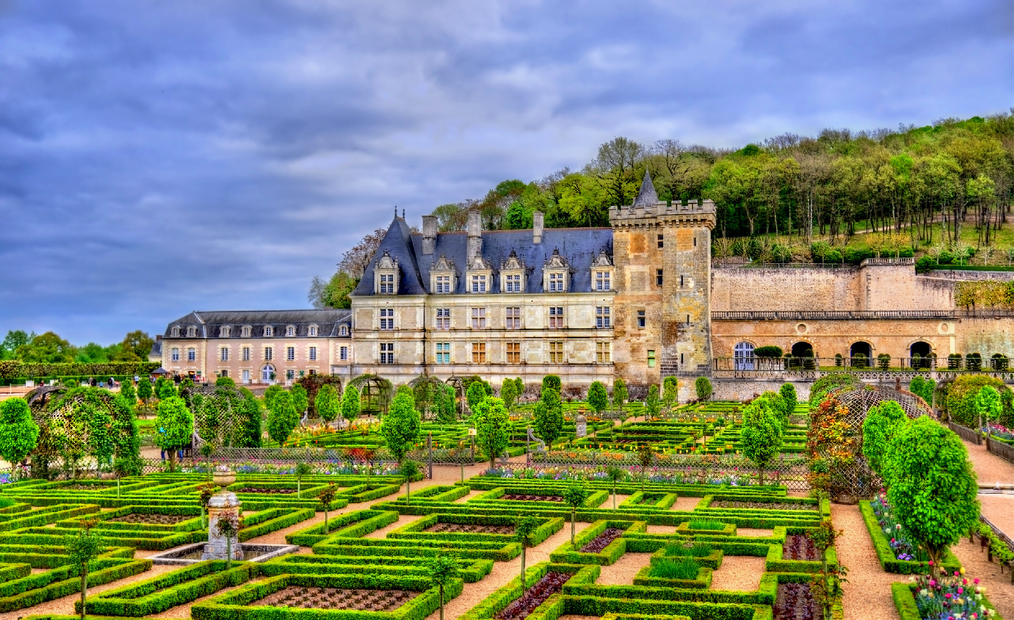 Reneszánsz pompa a Loire mentén: a Villandry-kastély kertje