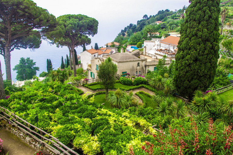 Történelmi kertek: a Villa Rufolo 