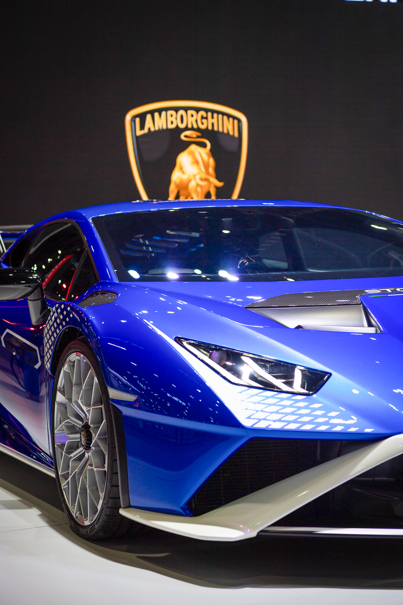 BANGKOK - NOVEMBER 30: Lamborghini Huracan STO on display at The