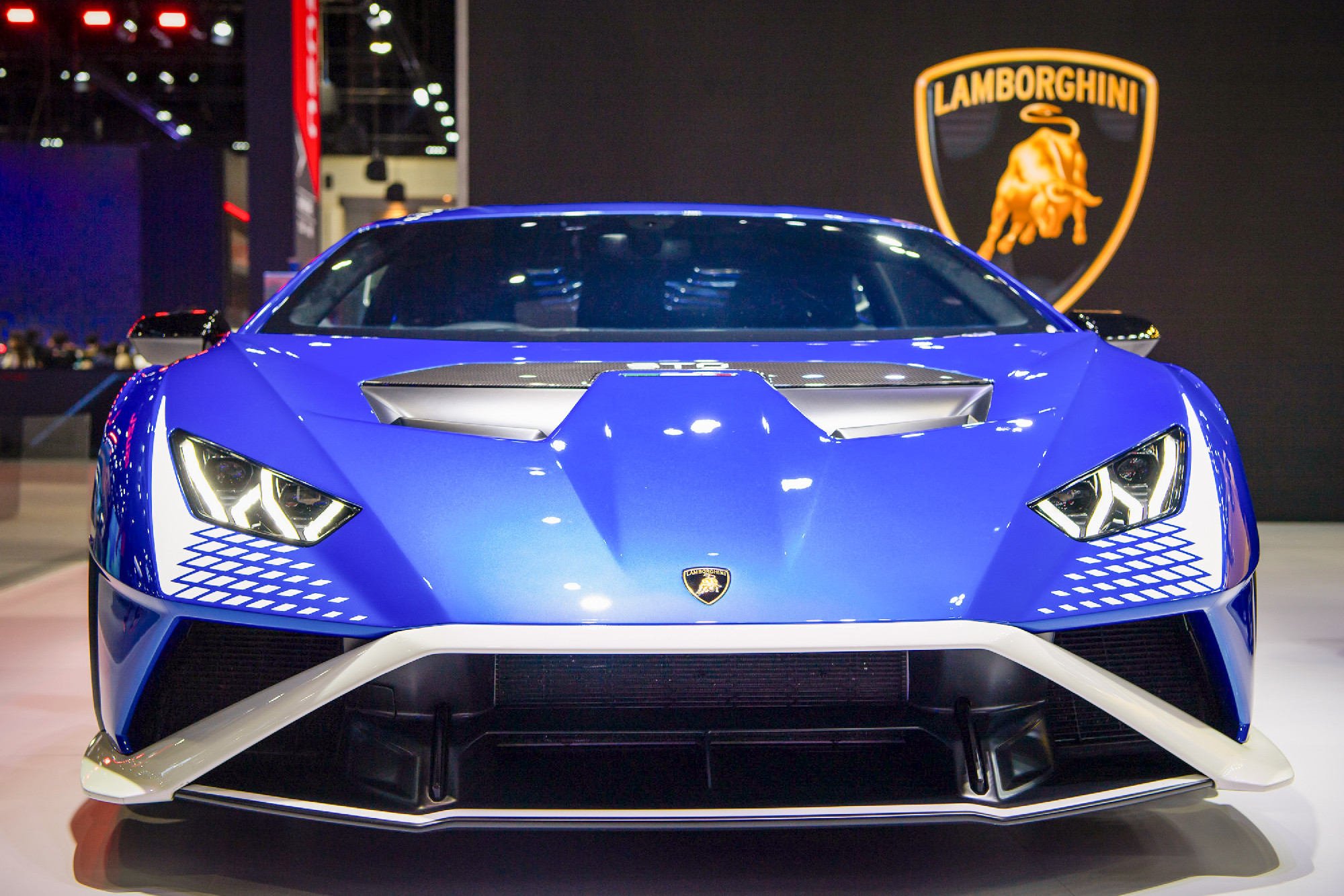 BANGKOK - NOVEMBER 30: Lamborghini Huracan STO on display at The