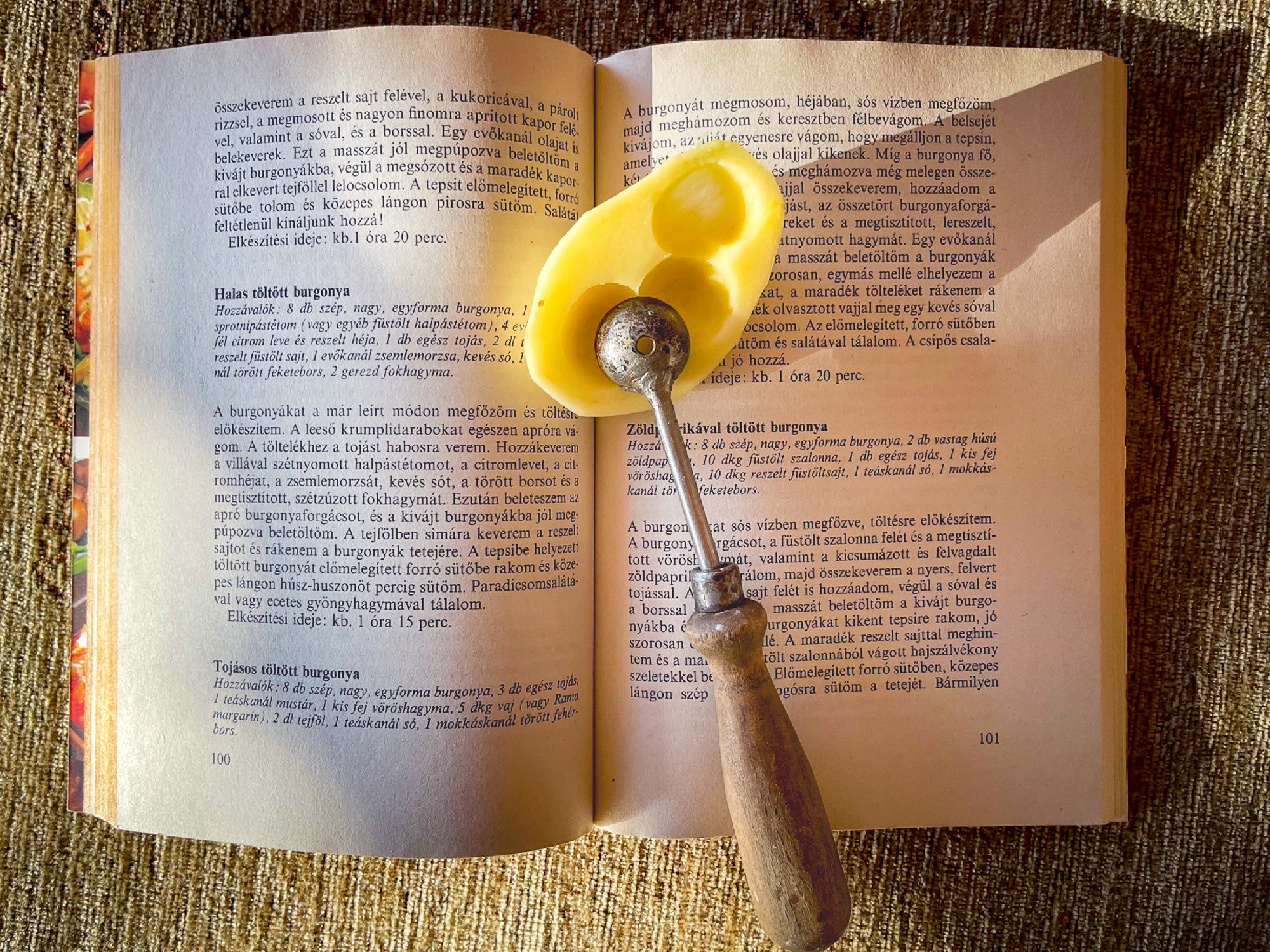 Krumpliskönyv a javából, akár édesburgonyával 
