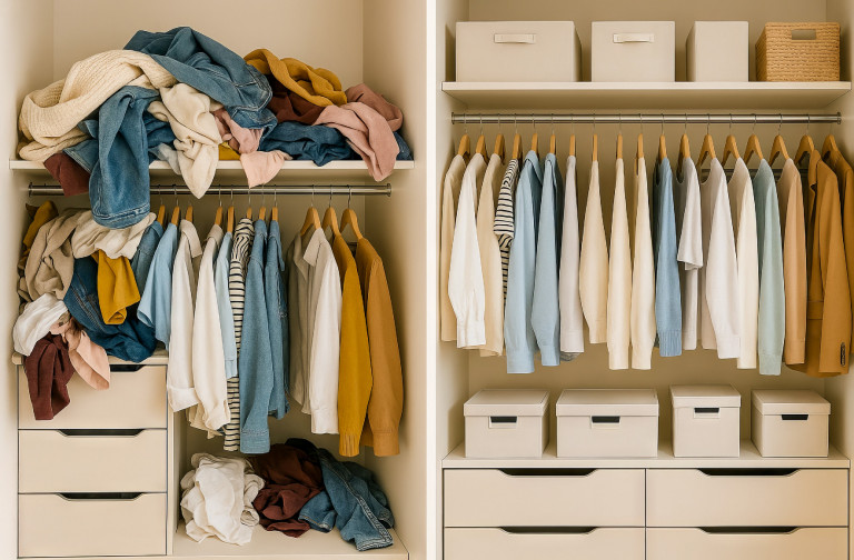 Rend a szekrényben és a lélekben 