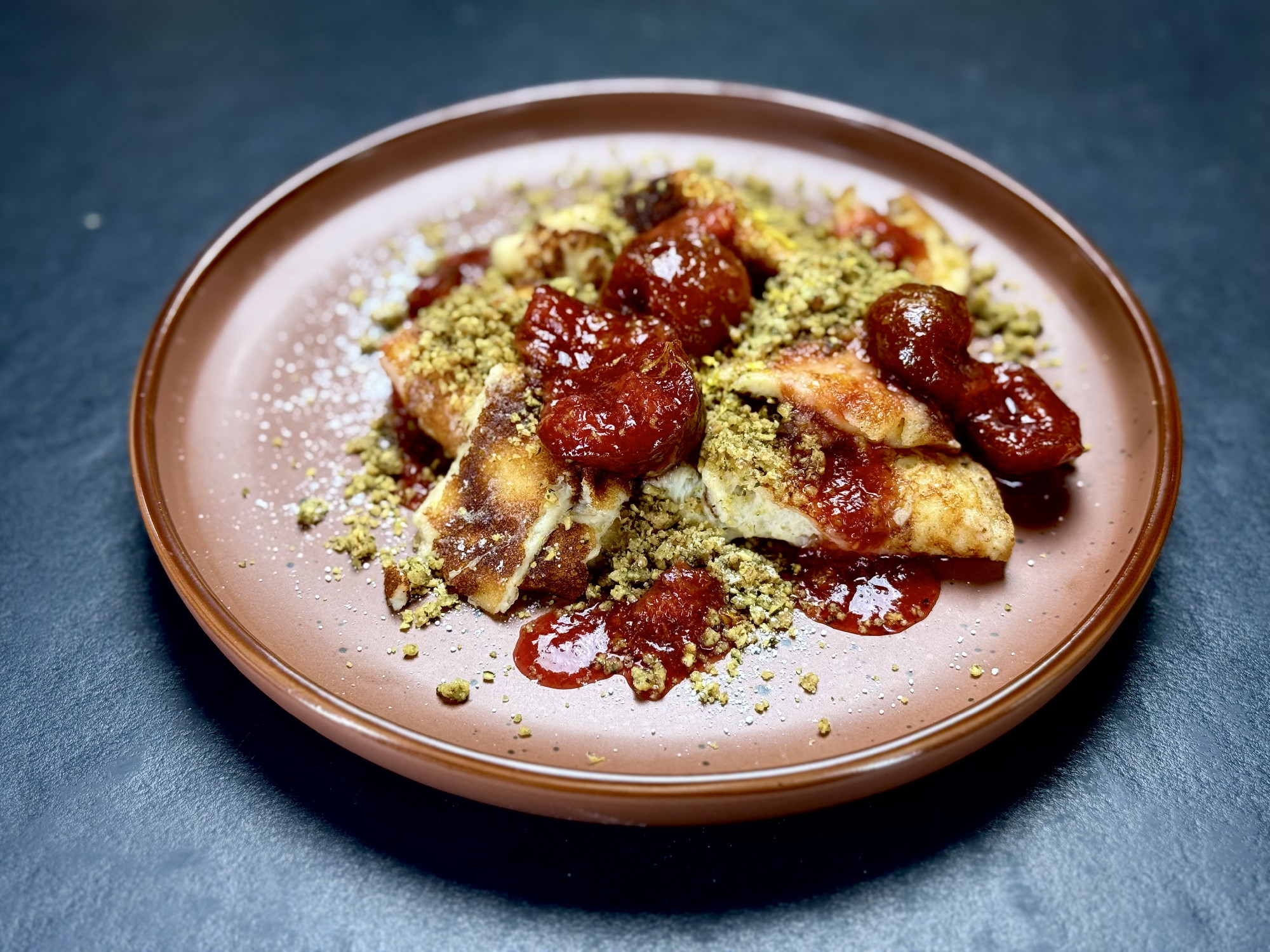 Túrós császármorzsa