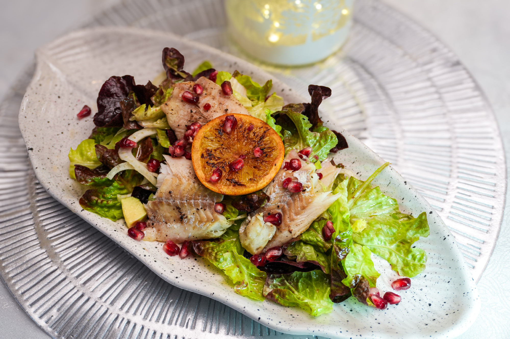 Narancsos sült tőkehal