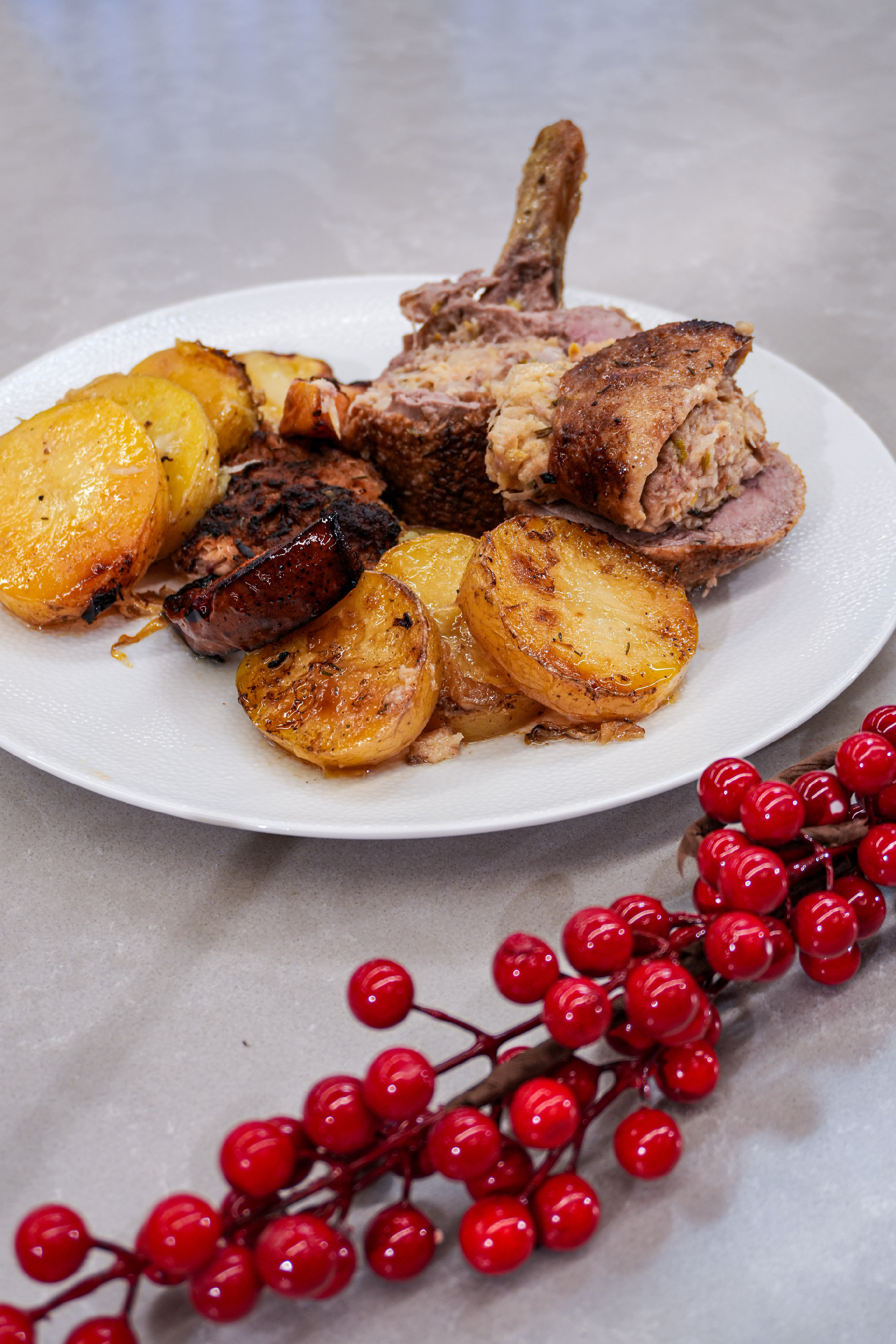 Birsalmás káposztával töltött kacsa