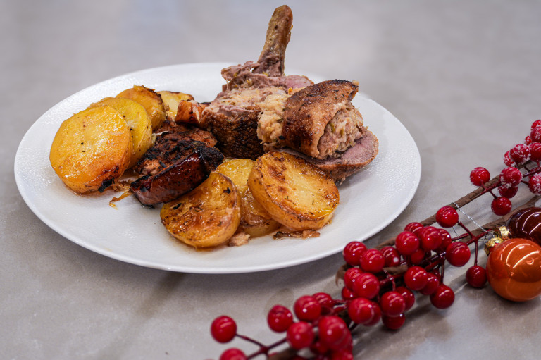 Birsalmás káposztával töltött kacsa