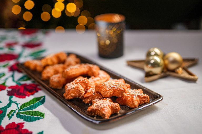 Sajtos, szezámos ropogós