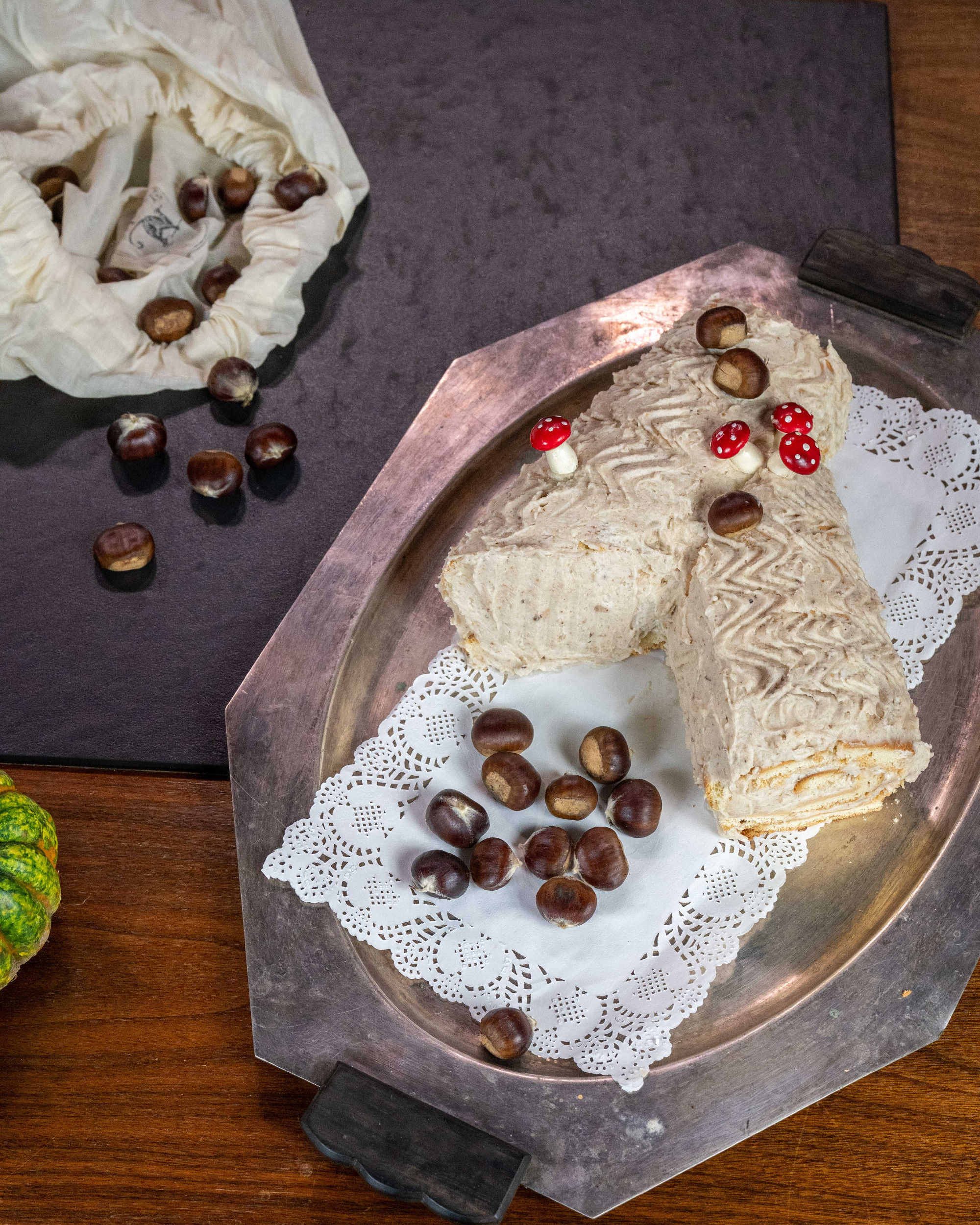 Gesztenyés fatörzs