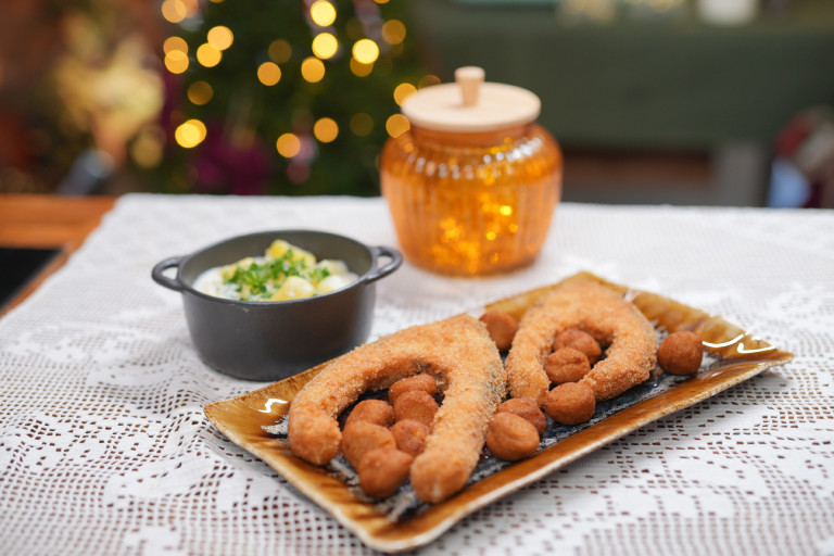 Halfasírt krumplifőzelékkel