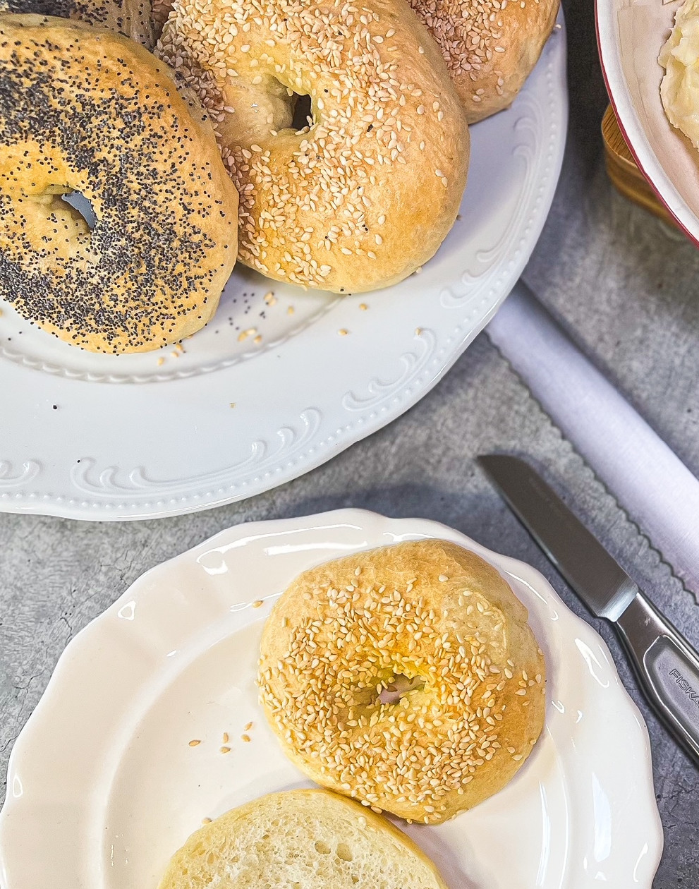 Bagel házi sajtkrémmel