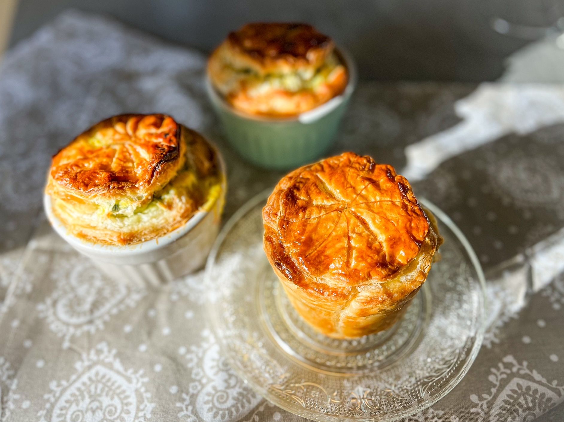 Spenótos túrós pite