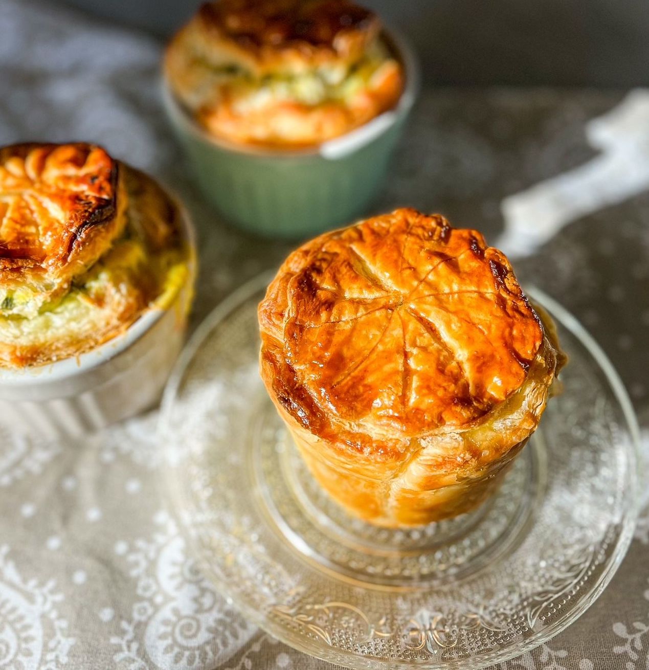 Spenótos túrós pite